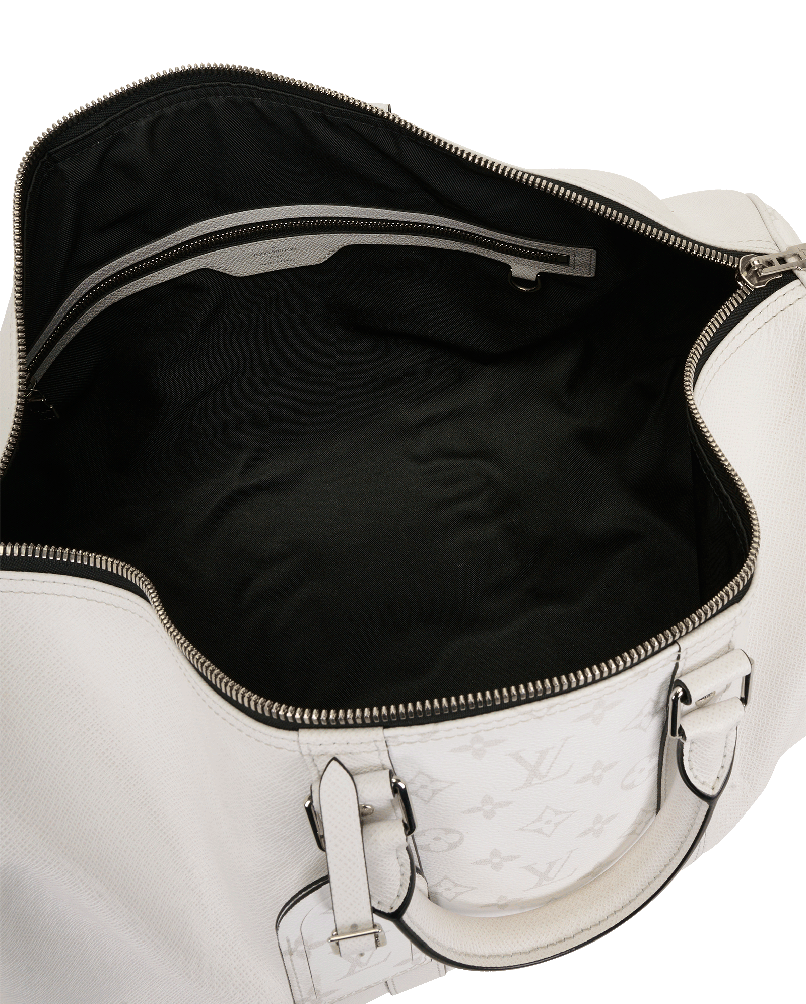Keepall Bandouliere 50, &pound;1,500, Handbags, White, Canvas/Leather, Other view